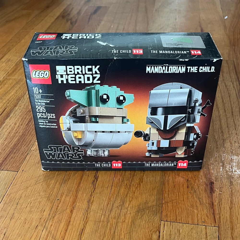 LEGO BrickHeadz Mandalorian & Child Set - Green, Gray, Black